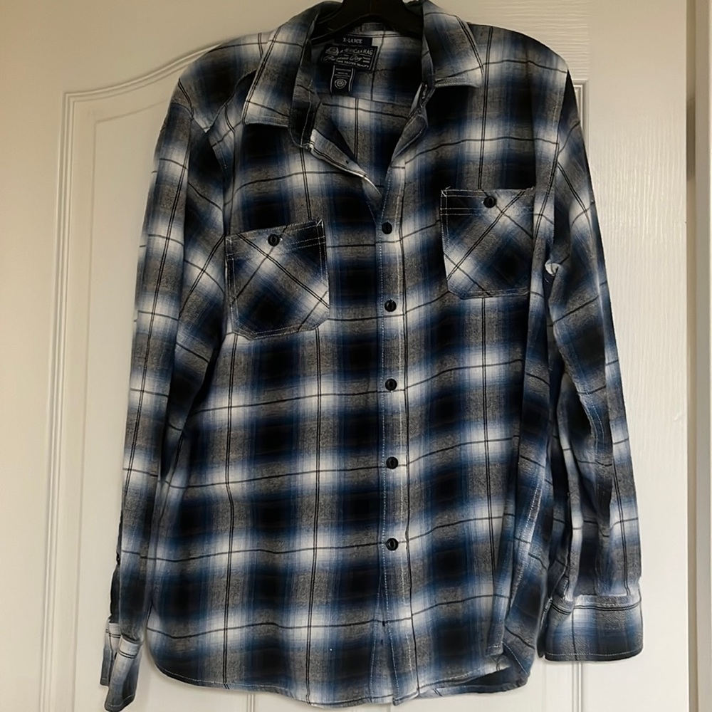 Plaid button down